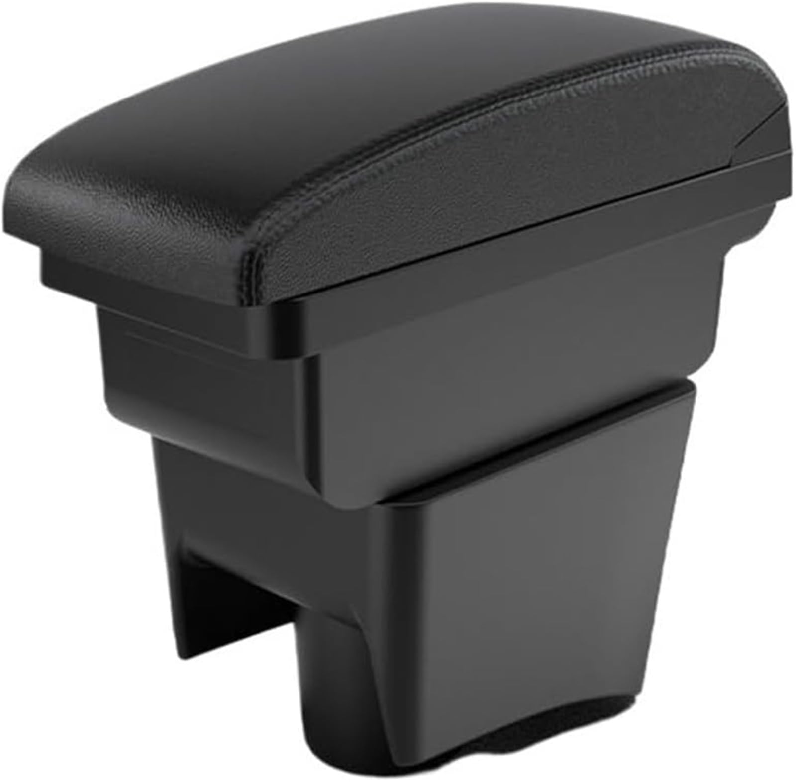 Drezzo Arm Rest Cover for Car For POLO Mk5 6R 2012-2018 Armrest Car Box Center Storage Centre Console Accessories(A2 Black line no)