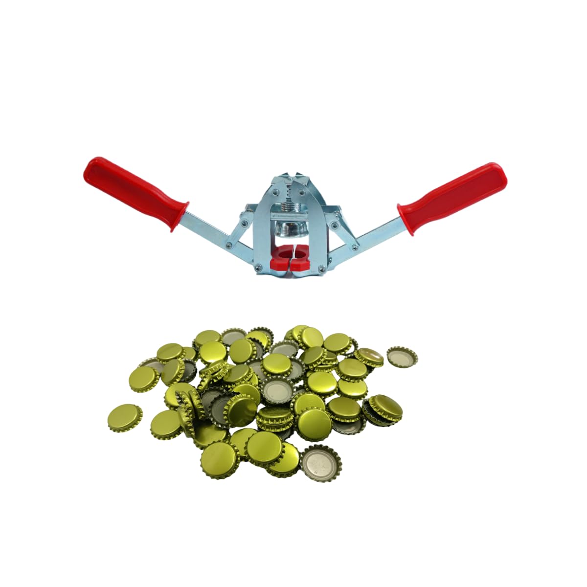 Manual Beer Bottle Capper, 26mm Cap Sealer for Home Brewing, Easy to Use