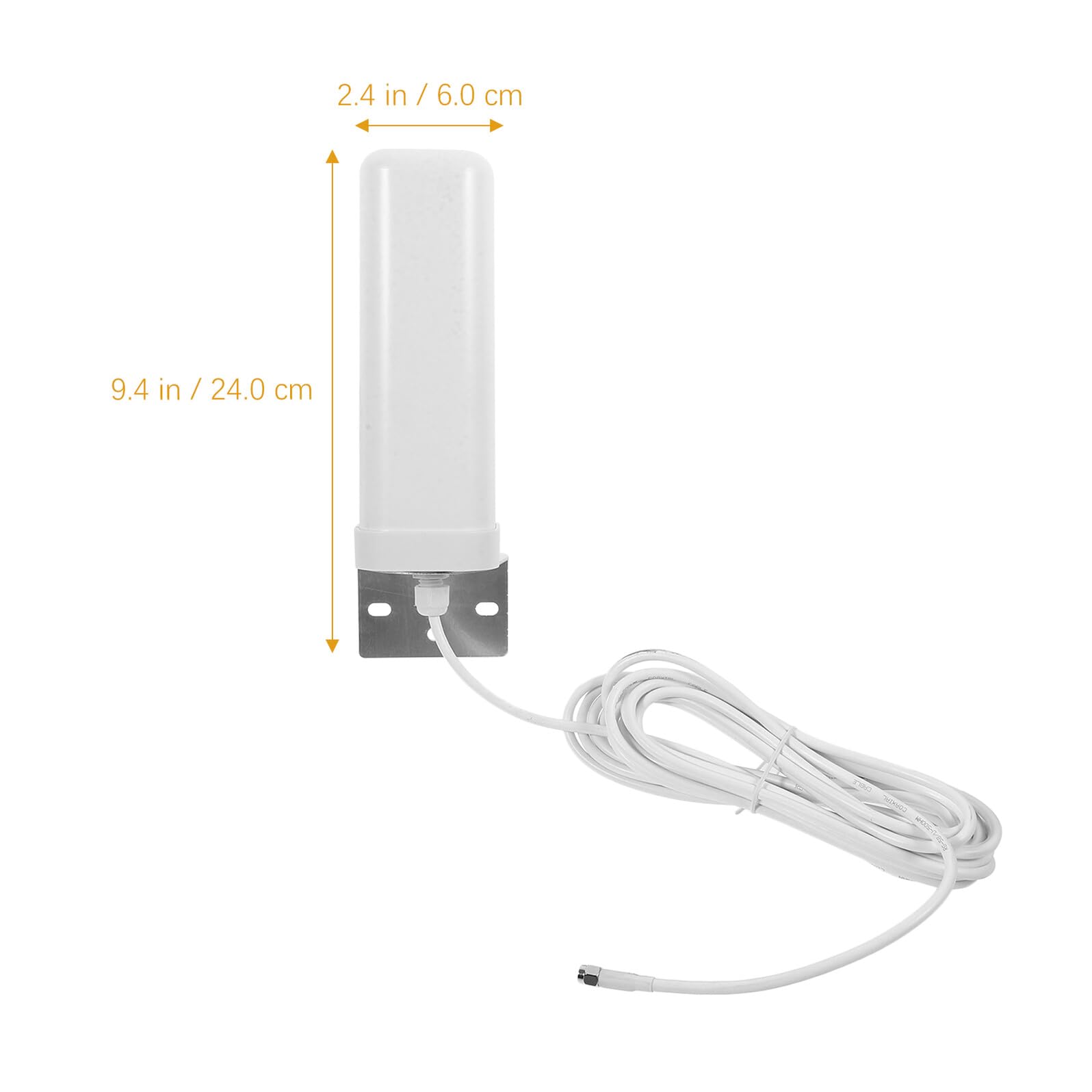 Antenne Omnidirectionnelle Extérieure Full-Band Compatible Modem Routeur Renforcement Signal Fiable Intérieur Extérieur Installation Simple sans Configuration