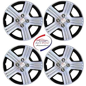 Auto Pearl 14″ Inch Set of 4 Pcs Hubcap Wheel Cover Replacements for OEM Steel Wheels ABS with Retention Ring | for All Cars 0RC21