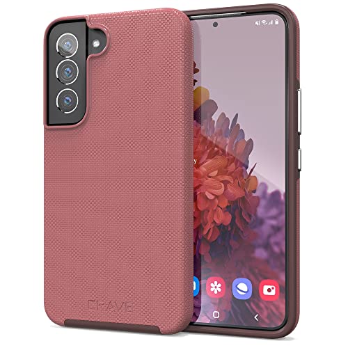Image of Crave for Samsung Galaxy S22 Case, Shockproof Protection Dual Layer Case for Samsung Galaxy S22 5G (6.1 inch) - Berry