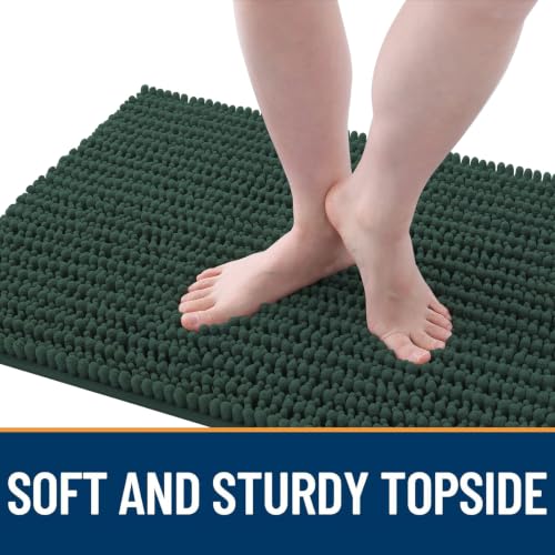 Image of OLANLY Dog Door Mat for Muddy Paws 24x16, Ultra-Absorbent Chenille Mud Mat