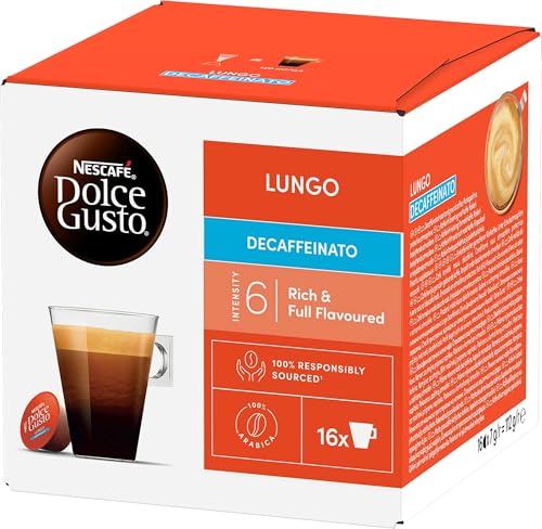 Café Capsules Compatible Dolce Gusto Lungo Déca Intensité 6 Nescafe Dolce Gusto La Boite De 16 Capsules - vue 5
