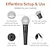 Amazon Basics Dynamic Microphone - Professional Vocal Mic with Cable for Karaoke, Podcasting, Live Performance