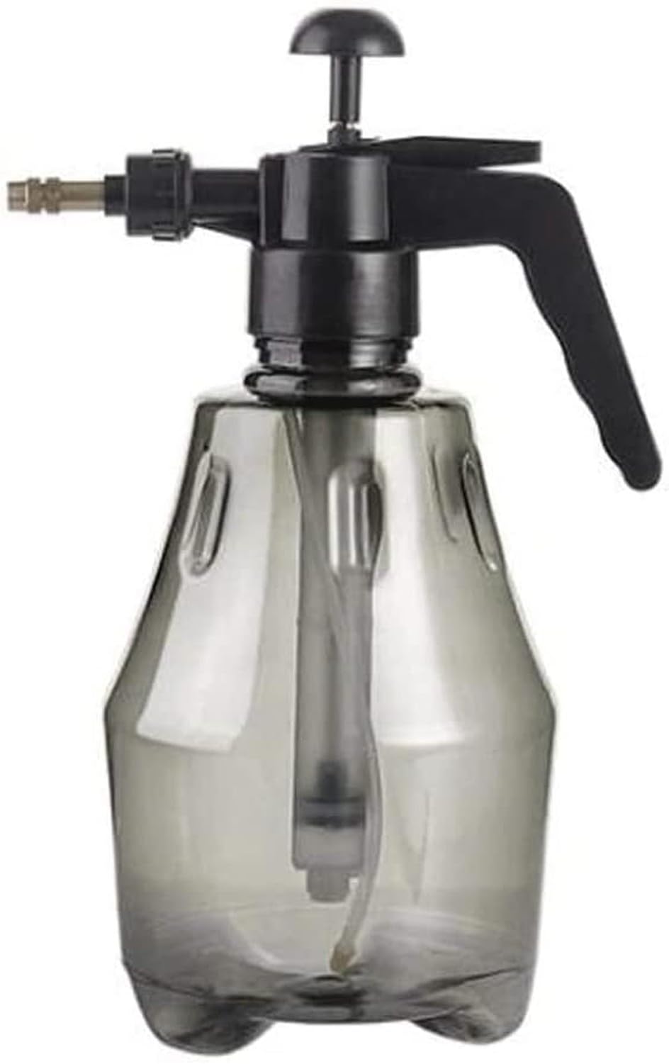 WOMGKDA Portable Garden Spray Bottle Pressure Plant Watering Can Houseplant Irrigation Kettle Sprinkling Can Bottle Sprayer for Bonsai Flowers Grey Adjustable Nozzle Wa, Grey, 30cm
