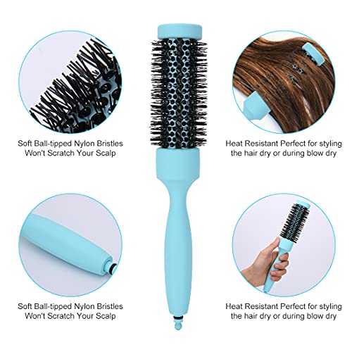 Profesional Cepillo Pelo Madera Redondo, Juego de