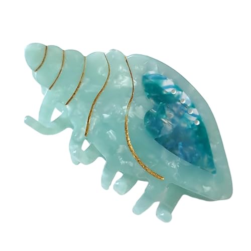 Miniatura 1 de Clip de garra de caracola en espiral,Pinzas de pelo de acetato,Pinzas de garra pequeñas para mujeres,