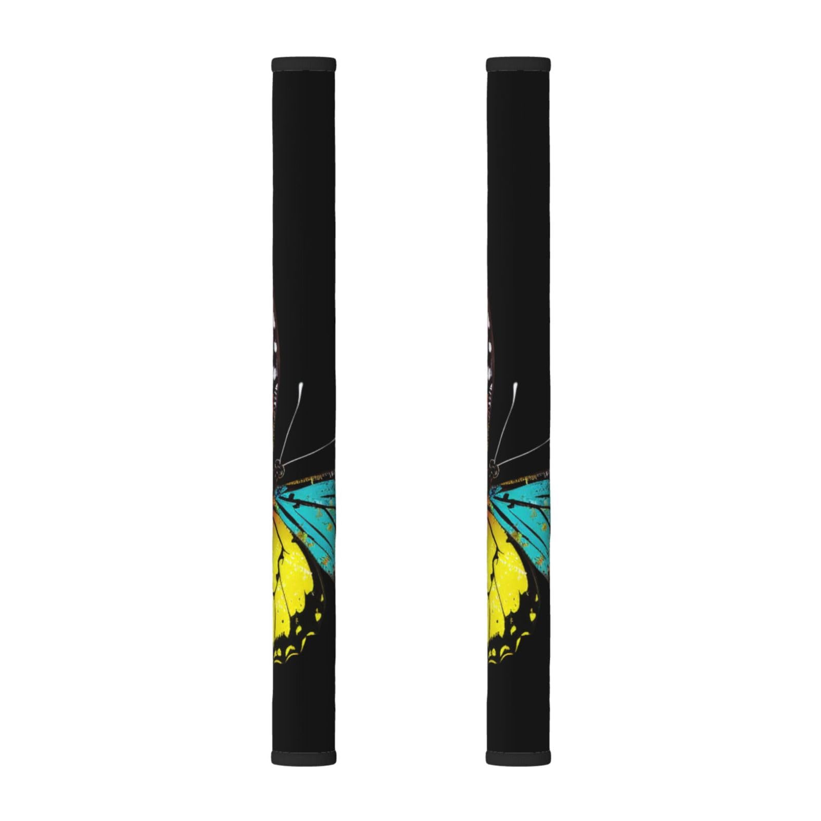 VGFJHNDF Refrigerator Door Handle Covers 2-Pack, Colorful Butterfly Printed Protect and Decorate for Fridge Ovens Dishwashers