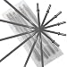 Smoke Replacement Acrylic Straw Set of 6, Fits 16oz, 20oz, 24oz Tumblers