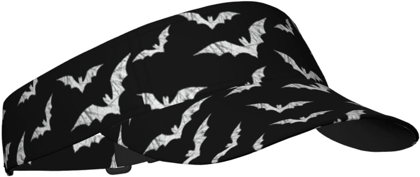 Gothic Goth Visor Hat,Moon and Sun Sports Sun Visor Hat, Adjustable Golf Hats for Women Men - Image 2