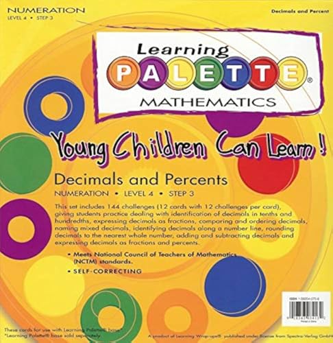 Learning Palette 4th Grade Math Decimals and Percentages