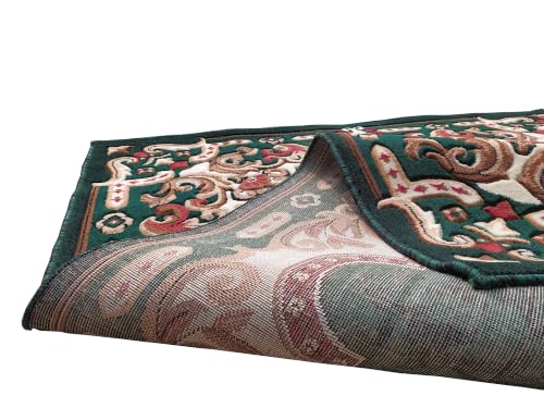 Image of Persian Design Carpet|Living Room Area Rug|Soft Anti Skid Carpet|Traditional Home Decor Carpet|Size 8x11 Feet.