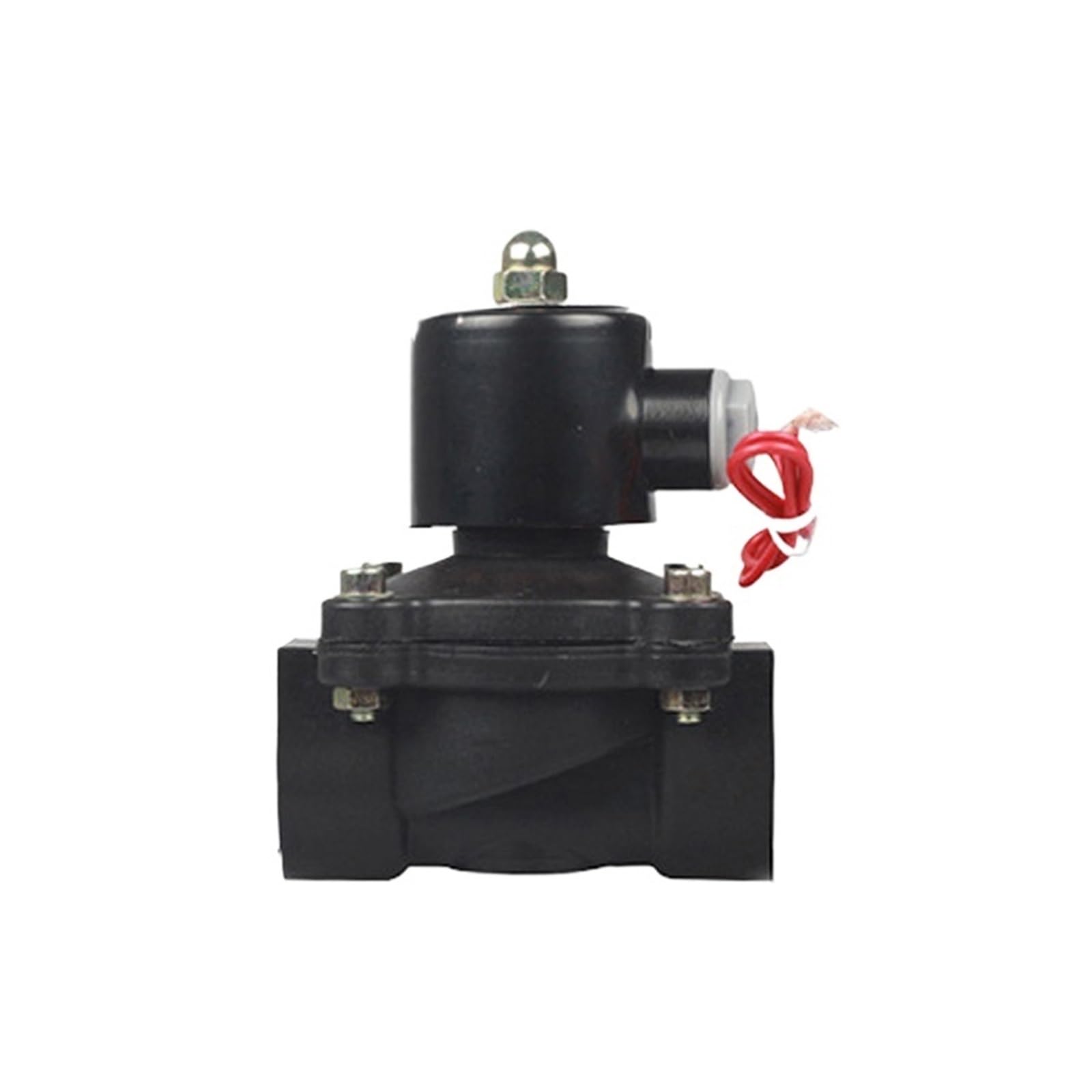TREDSWQCV 1PCS 1-1/2" plastic electric solenoid valve DN40 normally closed AC220V DC24V DC12V(AC220V)