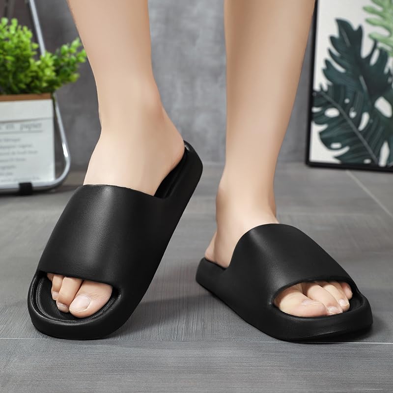 Men's Slippers,Outdoor Slippers,Beach Slippers,Bathroom Sandals,Comfort,Lightweight,Non-Slip,Quick Drying,Easy to Clean，shoes size 6.5-114