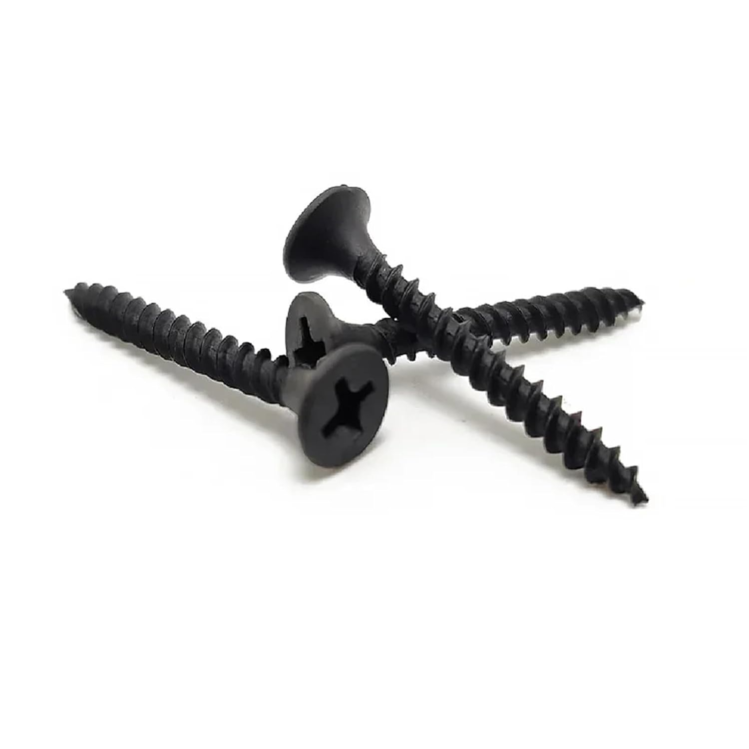 Carbon Steel Flat Head Phillips Self-Tapping Wood Screws Assortment Kit 220Pcs
