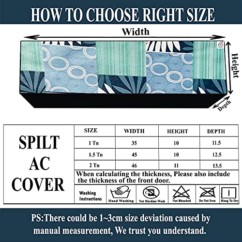Image of Polycarbonate Water & Dustproof Split Ac Cover for Carrier 1.5 Ton 3 Star Inverter, Black (Color05)