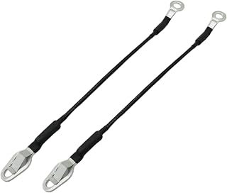 Loomyar 1 Pair Tailgate Support Cable for Chevy Silverado for GMC Sierra for Cadillac Escalade for Hummer H2 Replaces 88980509 88980510 88892972 88892973 16637944 16637945