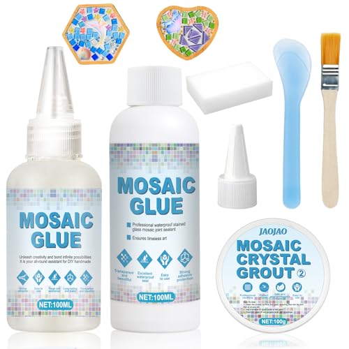 JAOJAO Mosaic Kit Mosaic Grout Glue and Seam Sealant Agent