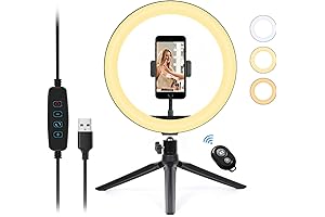 Budget-Friendly 10" Ring Light for Flawless Lighting