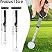 COOKHDIY Retractable Golf Swing Trainer-Portable Indoor/Outdoor Swing Plane Aid for Muscle Memory,Tempo & Anti-Slice Training,Adjustable Golf Practice Tool for All Skill Levels. (Black)