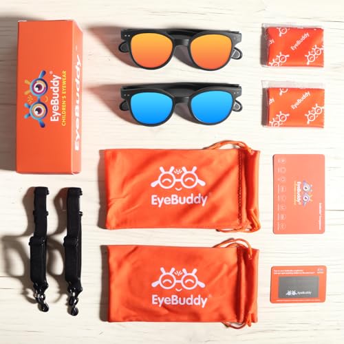 Image of EYEBUDDY Kids Toddler Sunglasses Age 2-4 /3-5 Boys Girls Polarized UV Protection Sun Glasses for Age 2-8