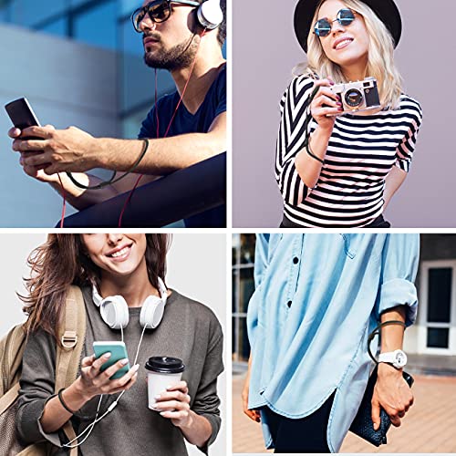 Hand Wrist Strap Lanyard, 6 Pack 9.5Inch Adjustable Nylon Wristlet Straps Keychain String For Cell Phone Case Holder, Airpods Pro 2 2022, Camera, Key, Gopro, Usb Drive, Ski Glove(Black) #TOP7