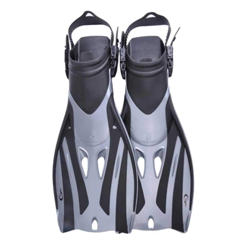 Pinne da Nuoto. Pinne da Immersione Long Feet Training con Tacco Regolabile, Scarpe Palmate for Lo Snorkeling, Pinne Nuoto for Unisex, Uomo e Donna