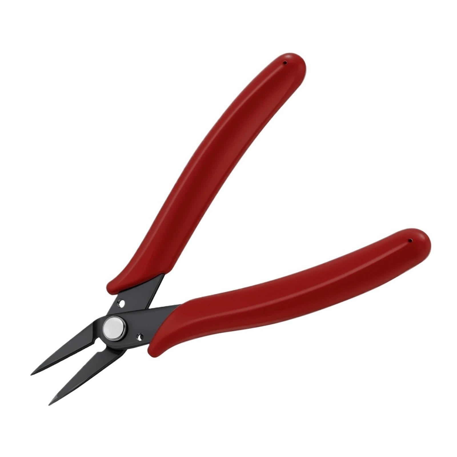 1/2/5 alicates de precisión de mandíbula plana y lisa con punta de 1 mm | Mordazas planas lisas, acero de alta dureza.(2pcs)