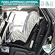 HOMYBABY® Thermoschutz für Autositz, Universalgröße, verstellbar, Anti-UV, für Auto, Gruppe 0, 1, 2, 3 (1, Universal), 2 Stück