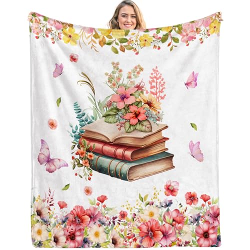 Book Lovers Blanket for Book Lovers,Super Soft Throw Blanket for Girl Gift Ideas