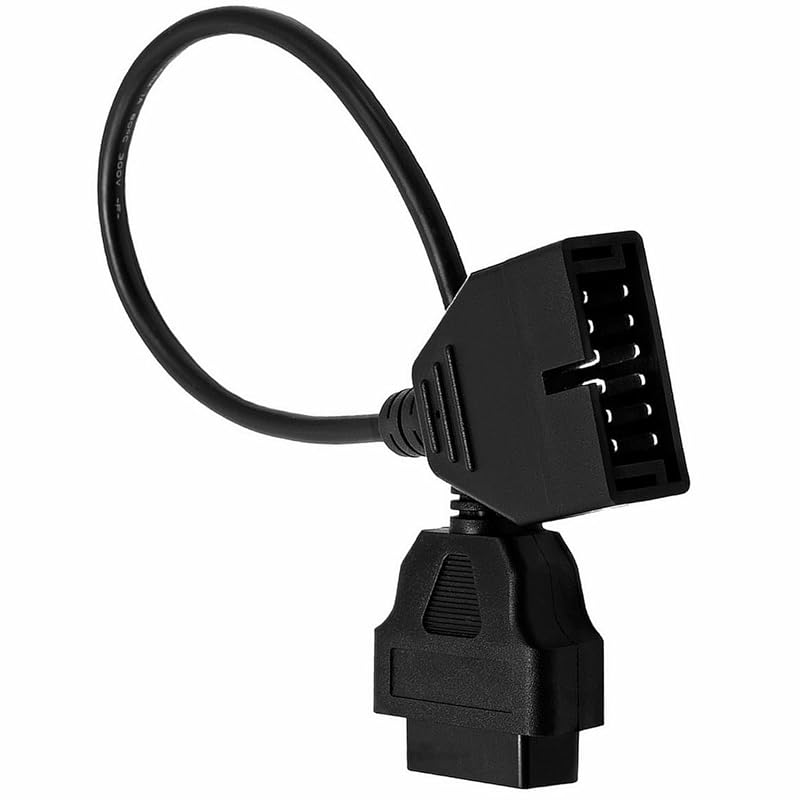 Cabo Adaptador OBD1 para OBD2 Goliton GM 12P, 12 para 16 pinos, 41,9 cm