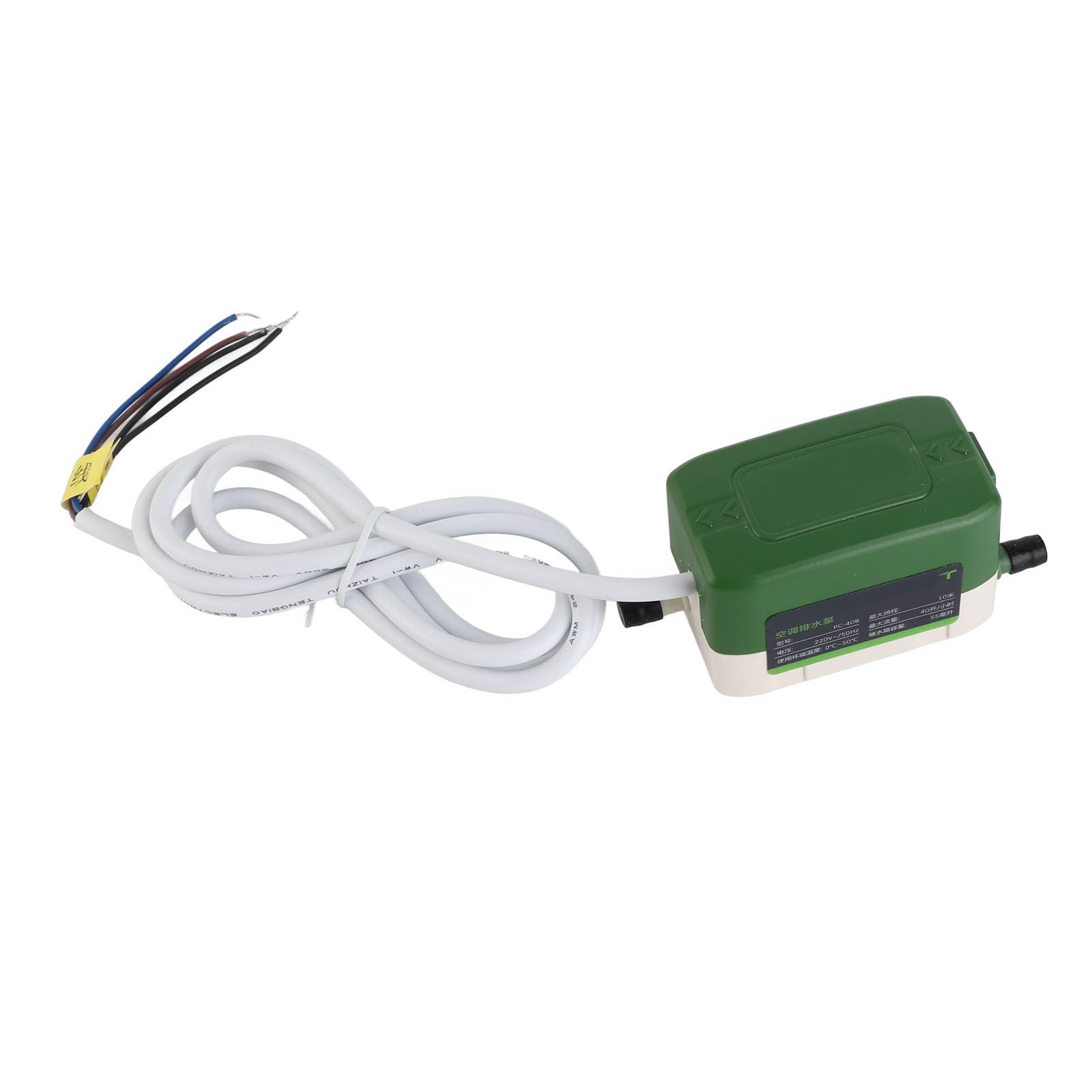 Akozon Bomba de Drenaje de Acondicionamiento Ultrasilenciosa PC-40B, Bombas Autocebantes Automáticas de 10m para Máquina de Conductos de Techo, HVAC de CA
