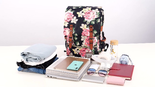 Amazon.com: YGR Floral Laptop Backpack for Women, Female  display picture 1
