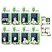 MEDIHEAL [BTS Version] Tea Tree Care Solution Essential Mask EX 24ml 8 Pack - Group Shot 1EA + Individual Shot 7EA + Pocket Card/Skin Soothing & Sebum Control Mask Pack for Sensitive Oily Skin