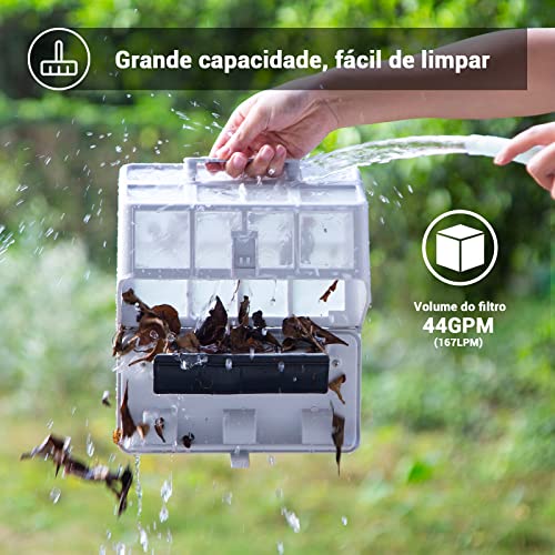 AIPER Robô Limpador Piscina Aspirador Automático Para Piscina Ate 15 M, 110-220V