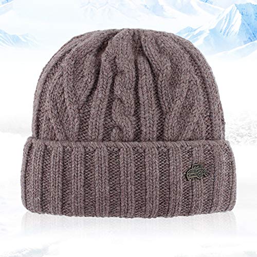 Chapeau hiver homme avec bonnet en coton doublé et coupe-vent pour ski