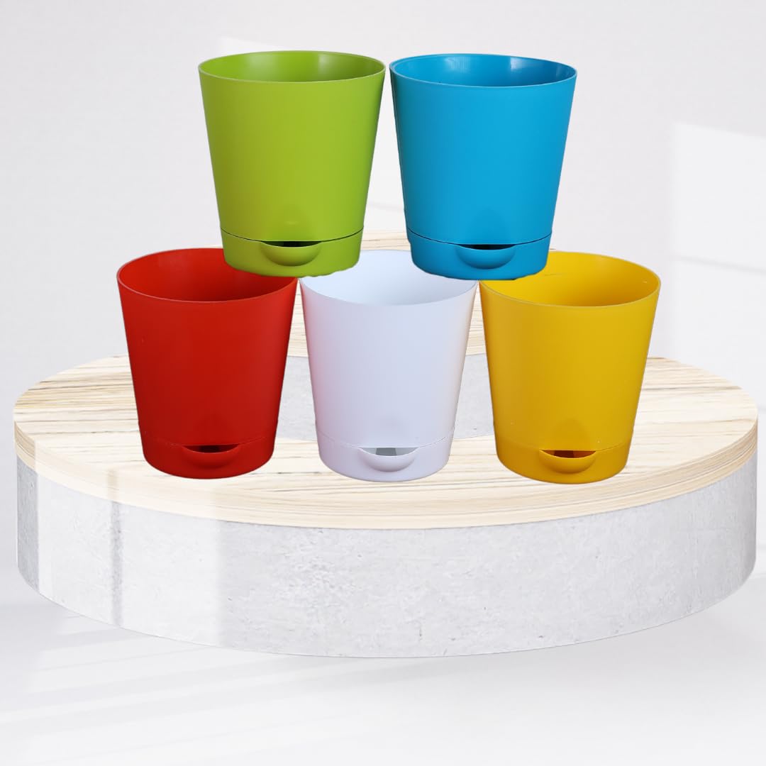 See full amazon price history chart for Tillage-Self Watering Premium Plastic Pots/Planters Size 5.5 inches for Indoor and Outdoor Plants (Pack of 5) (Multicolor) Tillage-Self Watering Premium Plastic Pots/Planters Size 5.5 inches for Indoor and Outdoor Plants (Pack of 5) (Multicolor) (B0B8HC3P68) Amazon Price History, Amazon Price Tracker