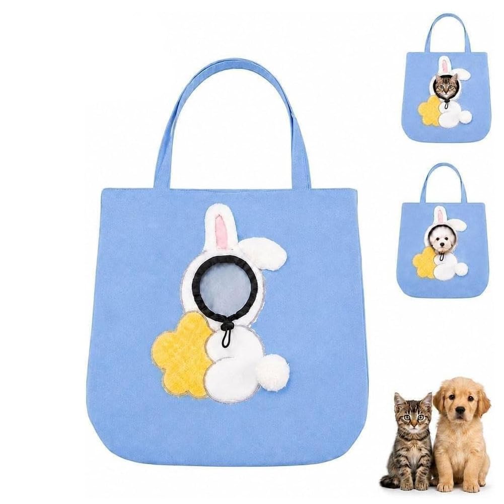 Head-Out Pet Carrier, Breathable Cat Dog Shoulder Bag