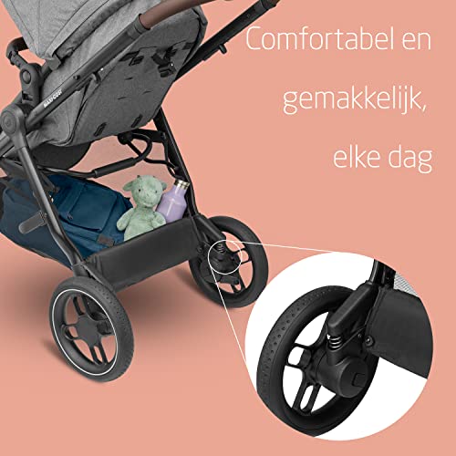 Maxi-Cosi Zelia S Trio Kinderwagen 3 in 1 Set, 0 - 4 Jaar, Tot 22 kg, Inklapbaar, Compact en Verstelbare Wandelwagen… - Afbeelding 5