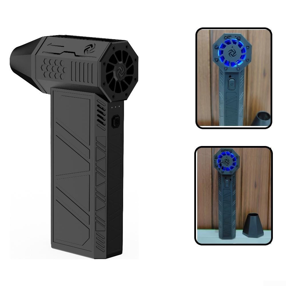 Whychstore Violent Turbo - Ventilador turbo violento, ventilador de mano, para MINI, colector de aire 130000 rpm, motor sin escobillas de alta velocidad