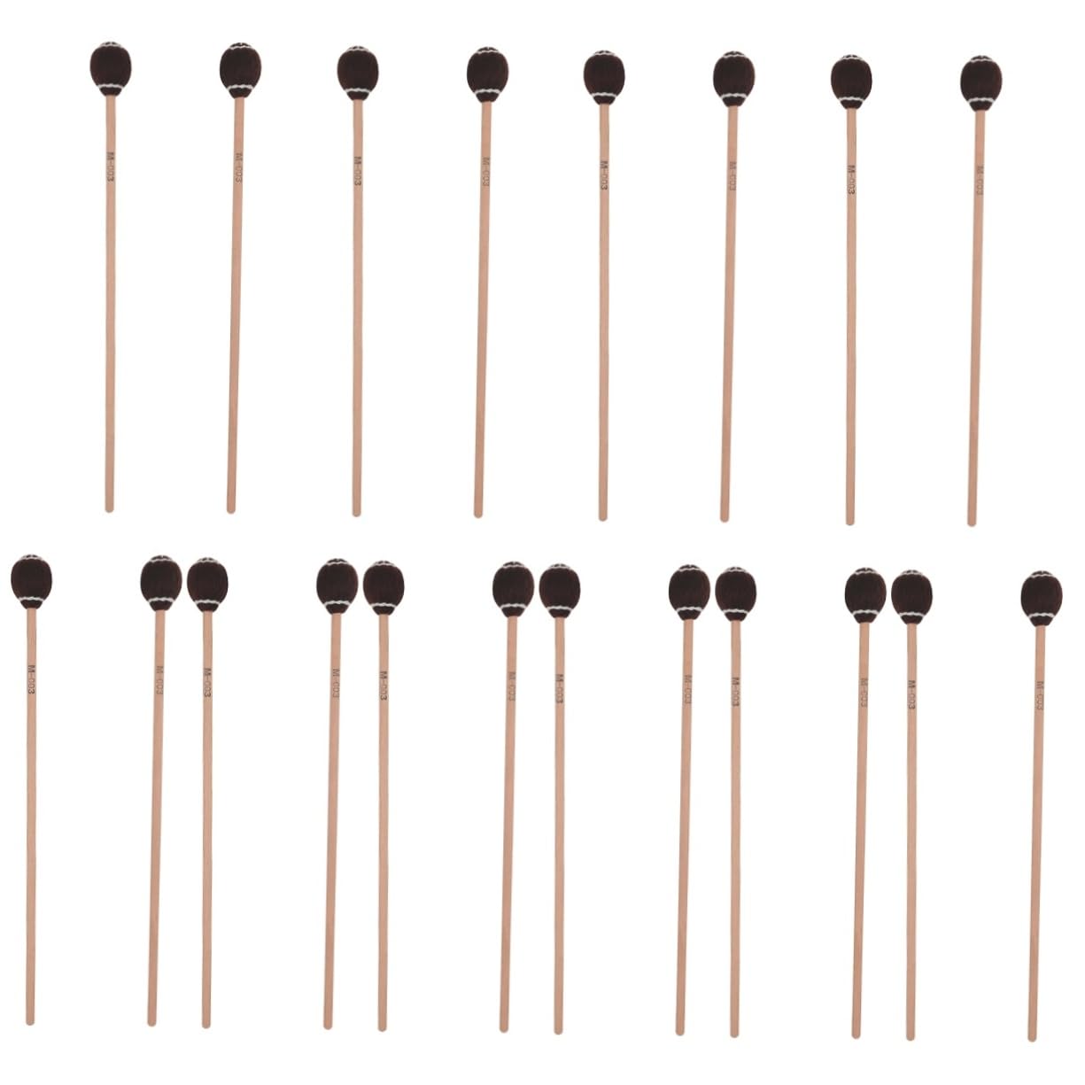 VICASKY 20stücke Professionelle Marimba-schlägel Aus Hochwertigem Ahornholz Langlebig Und Ausbalanciert Für Anfänger Und Profis Für Percussion-enthusiasten