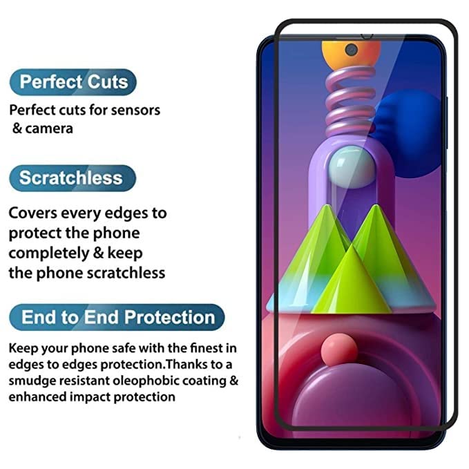 Image of Screen Protector for Oppo Reno 8 5G (Black) Tempered Glass Edge-to-Edge 6D Screen Guard With Installation Kit