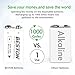 BESTON USB Rechargeable 9V Batteries, 650mAh / 5460mWh Lithium Ion Rechargable 9 Volt Battery, 4 Pack