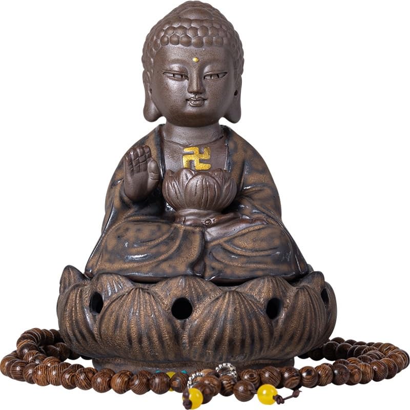Porte-encens en céramique pour accessoires de méditation et yoga