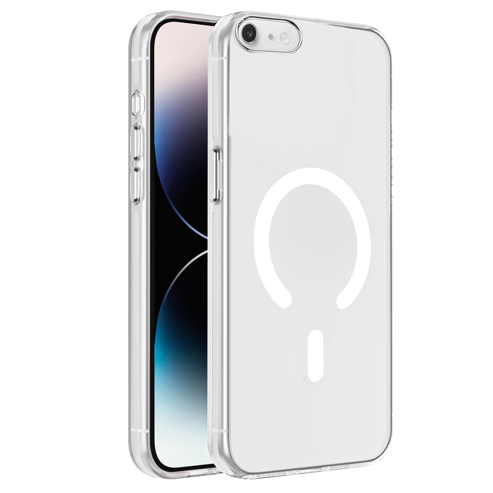 Dl3 Mobilak Case For iPhone 7/8, iPhone SE 2022/ SE 2020 Case Crystal Clear [Not Compatible with MagSafe] Soft TPU Gel Case Flexible Silicone Anti-Scratch Transparent TPU Cover