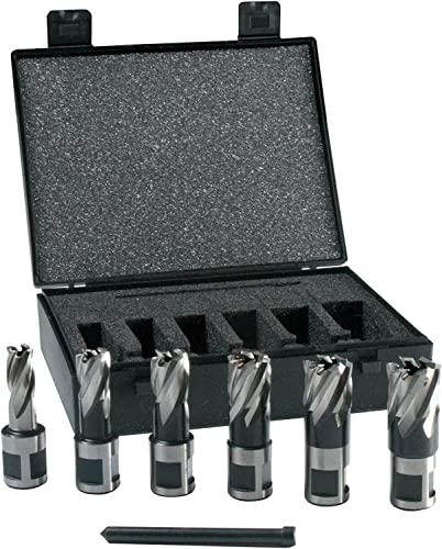 Evolution Power Tools HTCCUTKIT6S Lot de 6 fraises magnétiques série courte 25 mm Orange