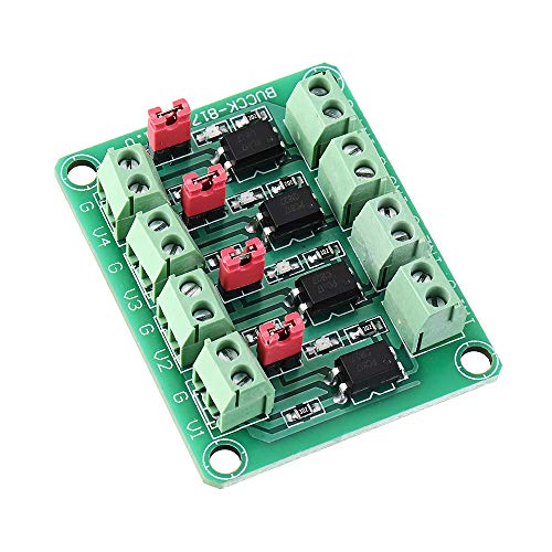 Mdulo de unidad 817 Optoacoplador de 4 canales Placa de aislamiento de voltaje Control de voltaje Mdulo de conmutacin Mdulo de aislamiento ptico Mdulo de unidad Mdulo de unidad