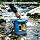 Bolsa seca impermeable con ventana transparente, 500D tela resistente, diseño roll-top para deportes acuáticos miniatura 6