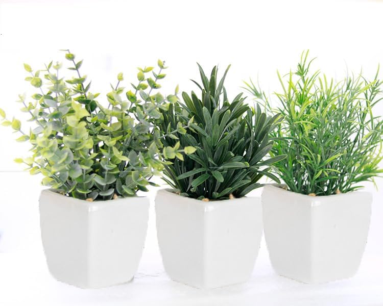 ミニ インテリアグリーン 造花 観葉植物 グリーン 3点セット