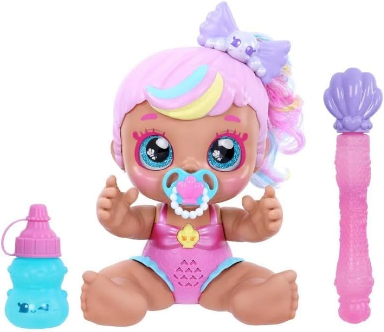 Electronic 6.5" Doll and 2 Accessories - Poppi Pearl Bubble 'N' Sing